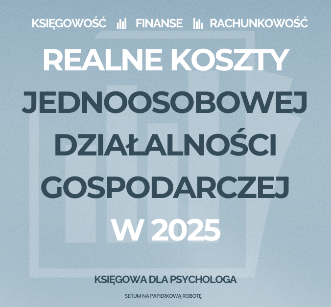 koszty jednoosobowej działalności gospodarczej
